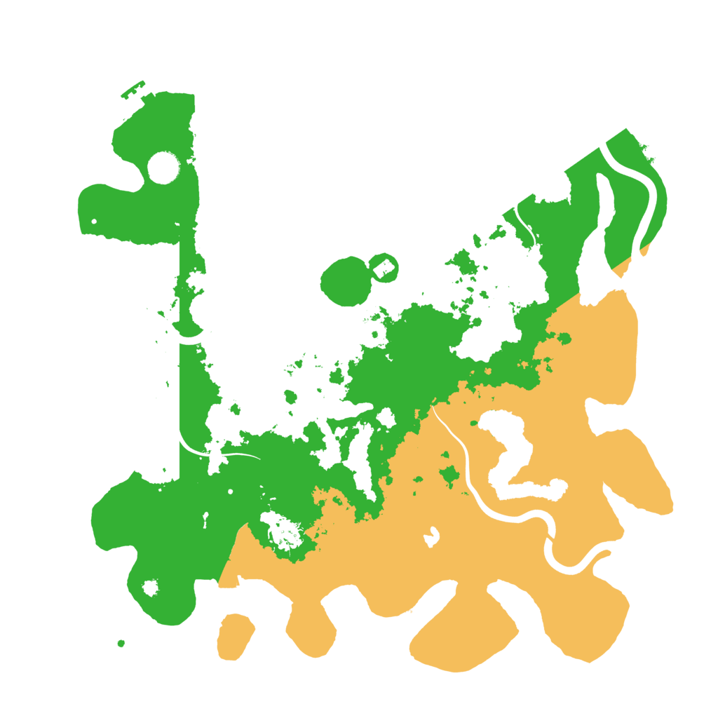 Biome Rust Map: Procedural Map, Size: 4000, Seed: 43687
