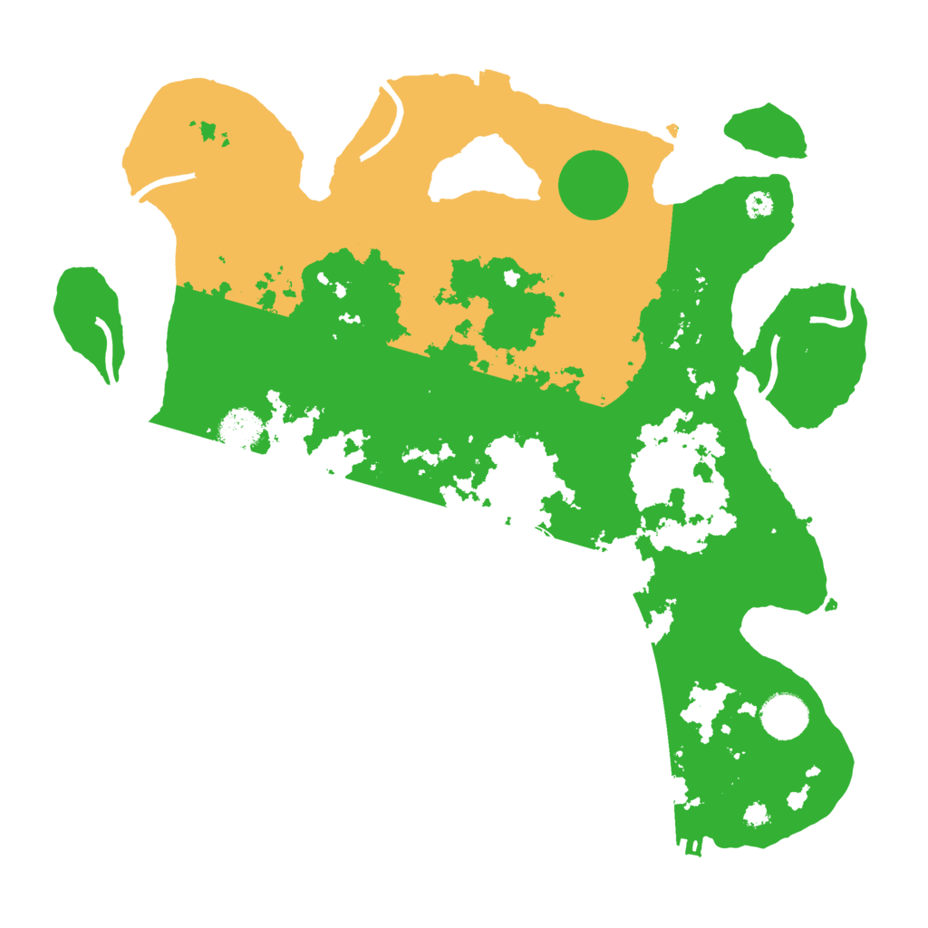 Biome Rust Map: Procedural Map, Size: 3510, Seed: 2147483647