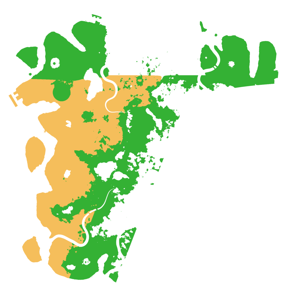 Biome Rust Map: Procedural Map, Size: 4500, Seed: 509