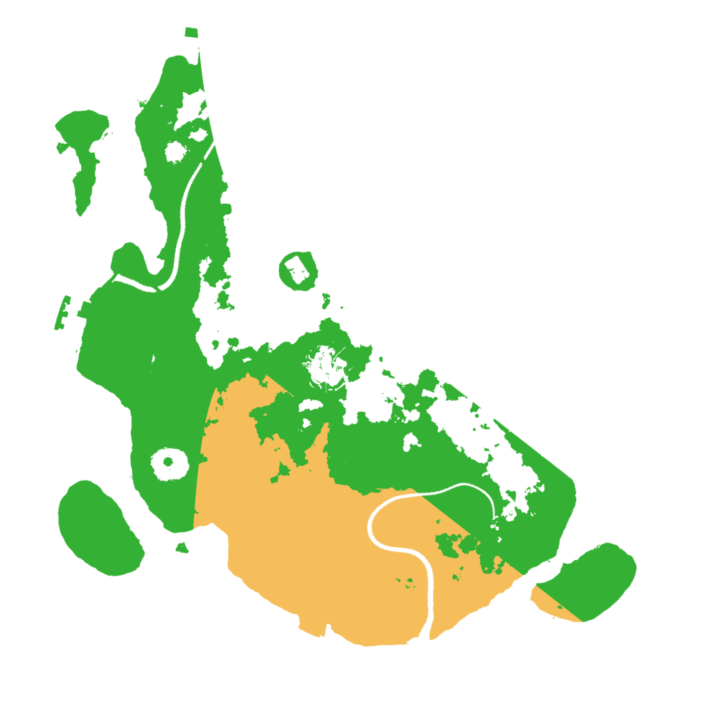 Biome Rust Map: Procedural Map, Size: 3000, Seed: 976715214