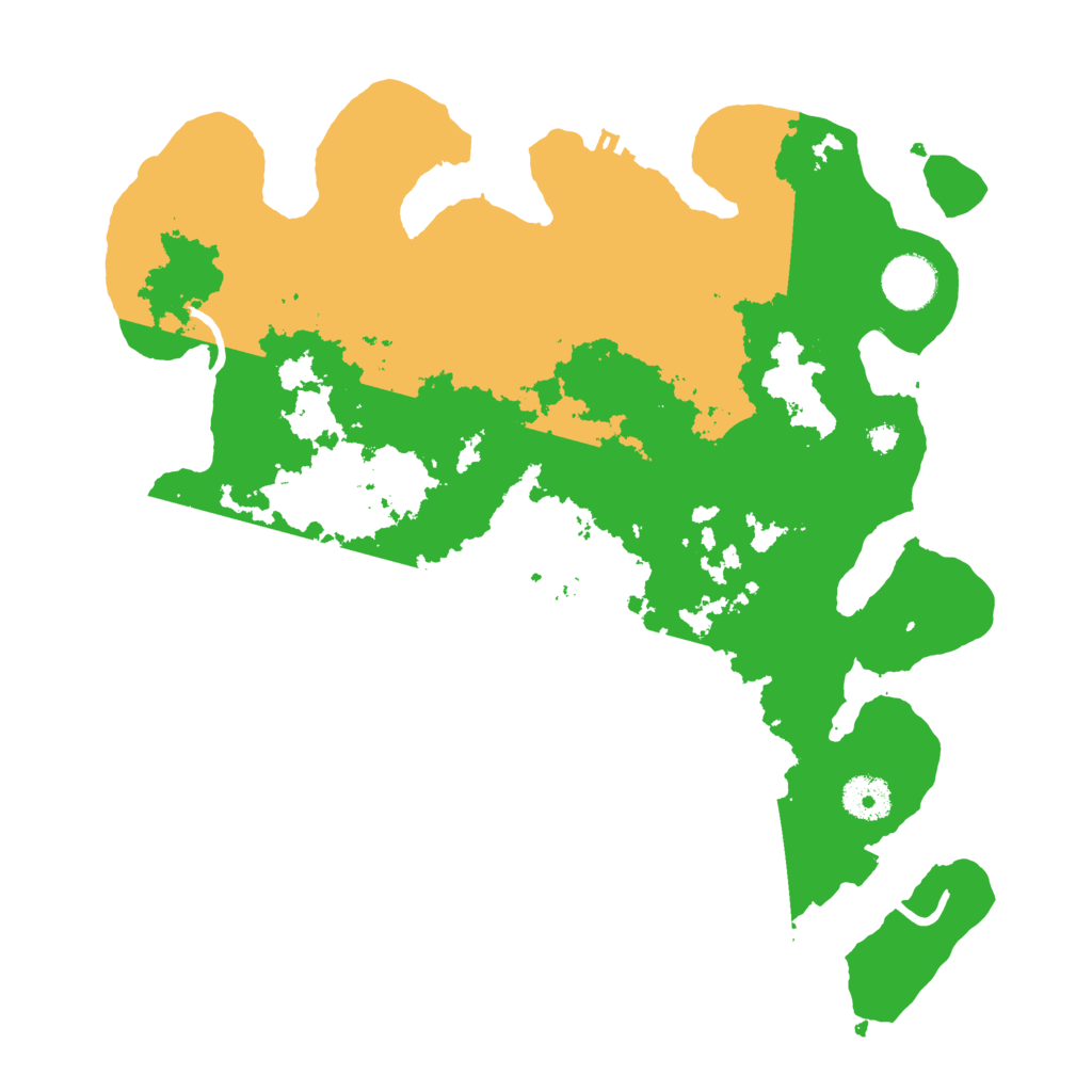 Biome Rust Map: Procedural Map, Size: 3500, Seed: 492152679