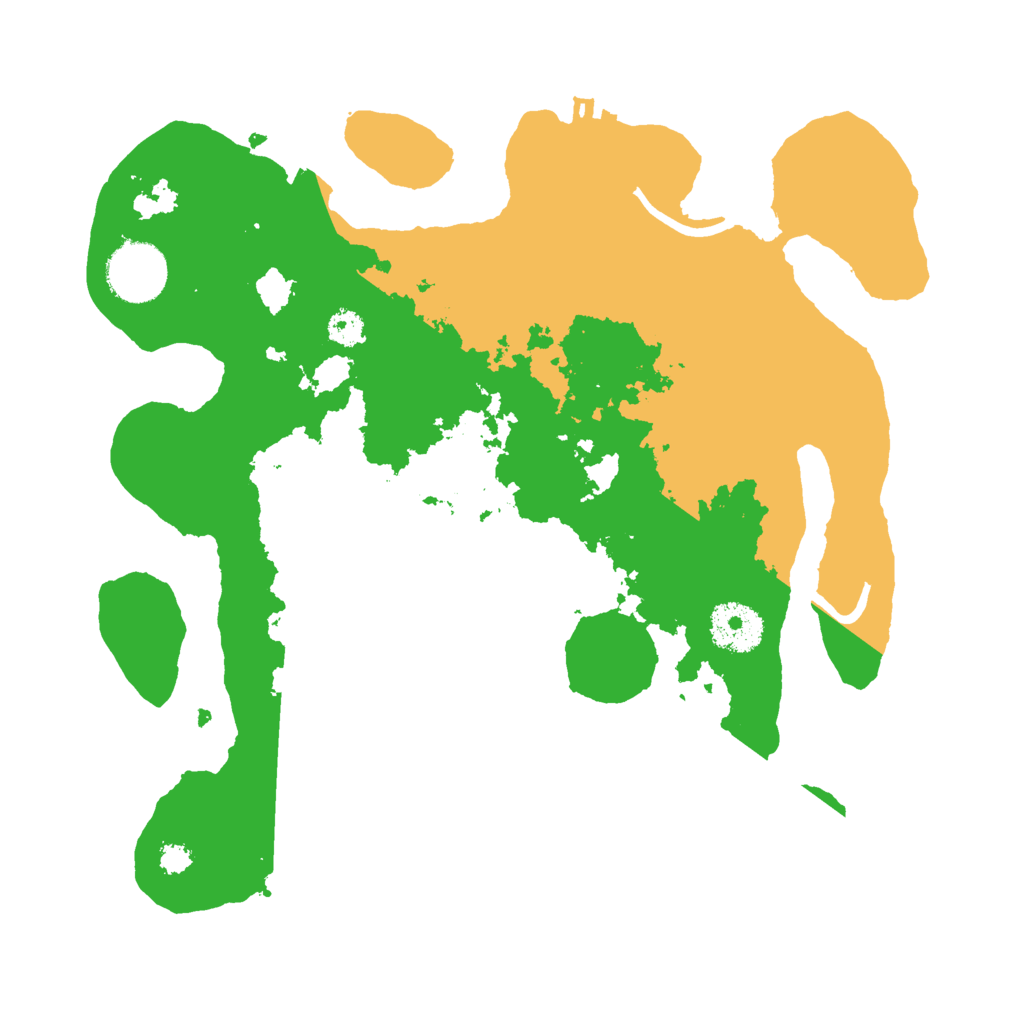Biome Rust Map: Procedural Map, Size: 3000, Seed: 83145