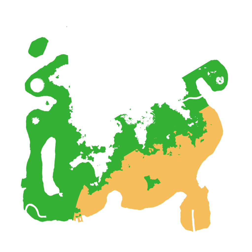 Biome Rust Map: Procedural Map, Size: 3200, Seed: 6567