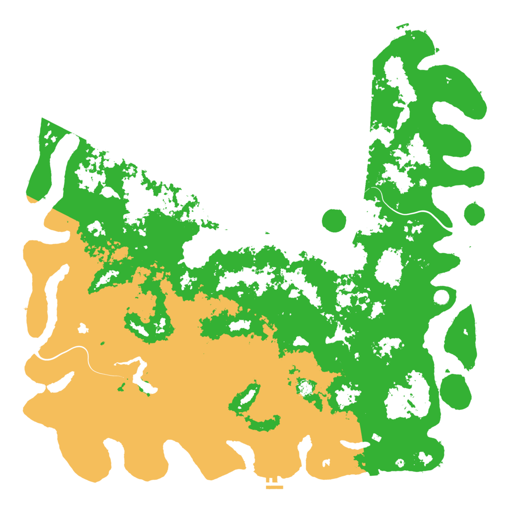 Biome Rust Map: Procedural Map, Size: 6000, Seed: 2056619457