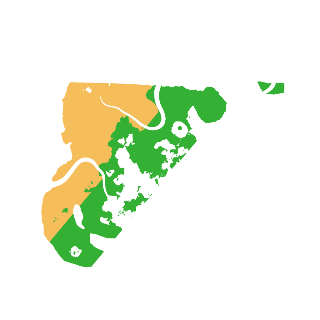 Biome Rust Map: Procedural Map, Size: 3000, Seed: 652826271