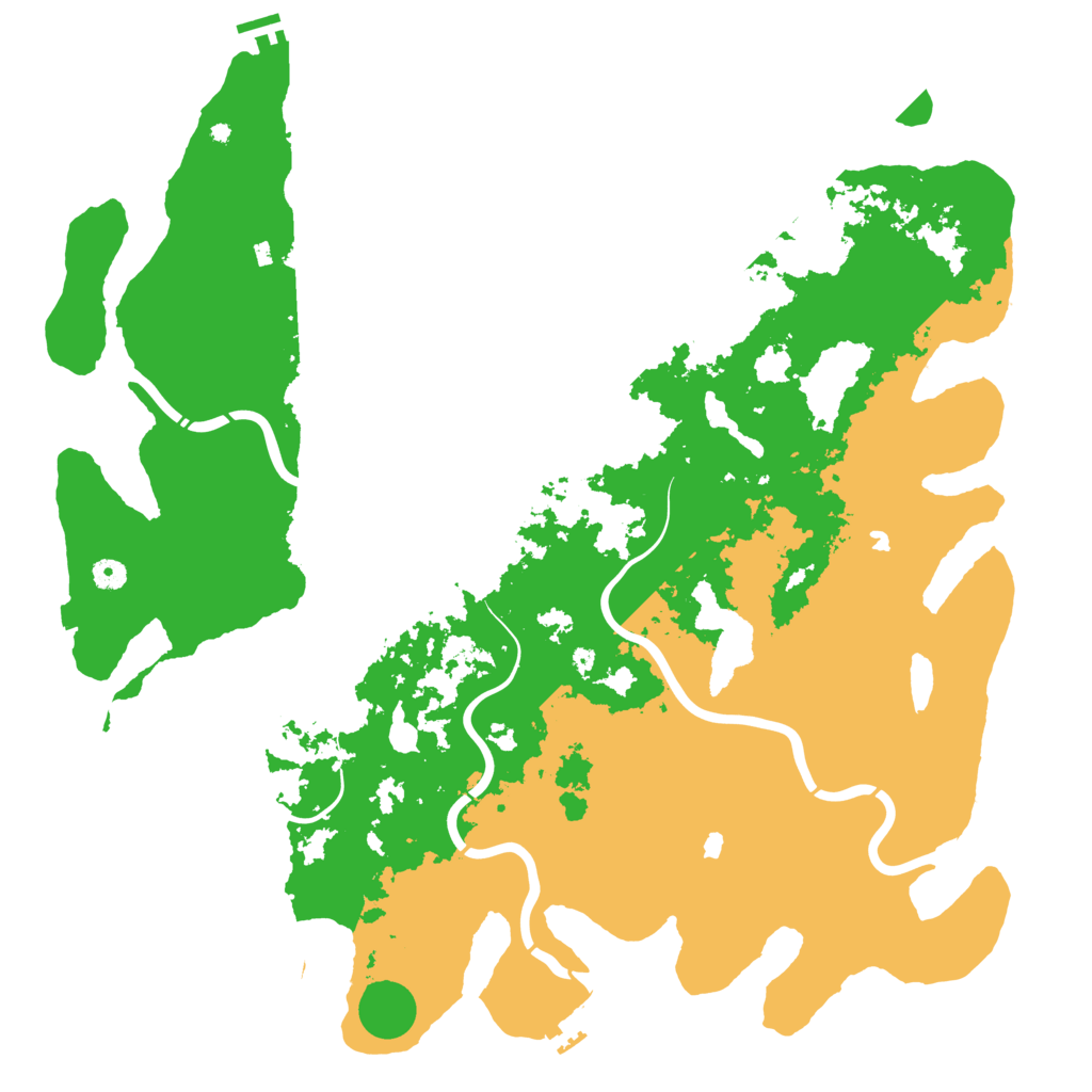 Biome Rust Map: Procedural Map, Size: 5000, Seed: 979797979