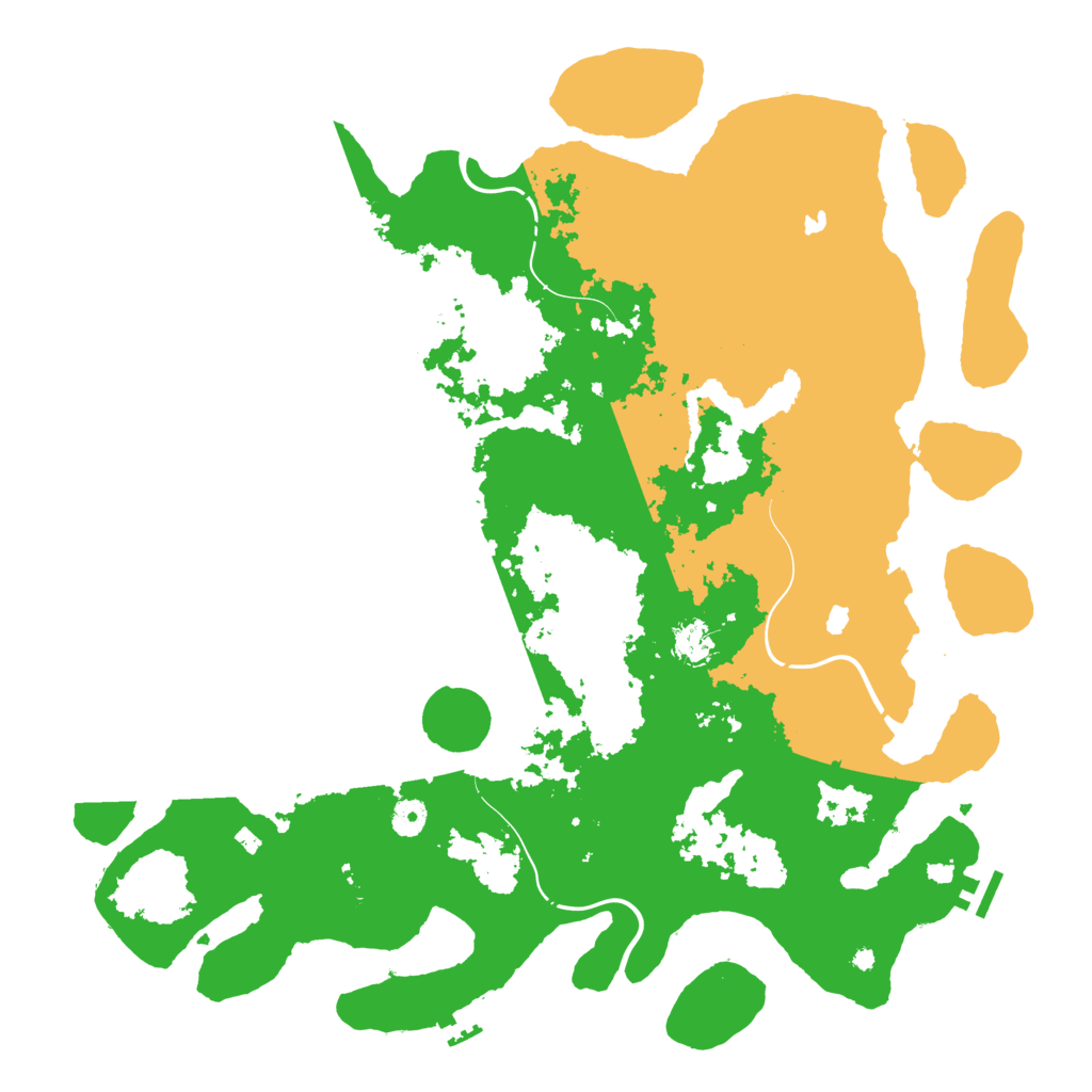 Biome Rust Map: Procedural Map, Size: 4500, Seed: 829503641