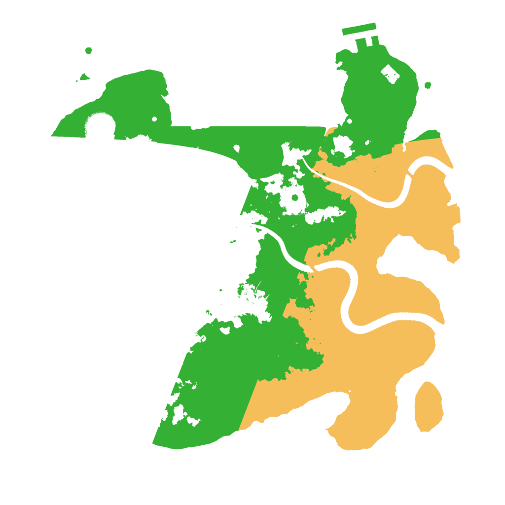 Biome Rust Map: Procedural Map, Size: 3000, Seed: 403744253