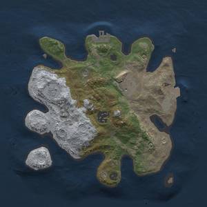 Thumbnail Rust Map: Procedural Map, Size: 2500, Seed: 1918787759, 8 Monuments