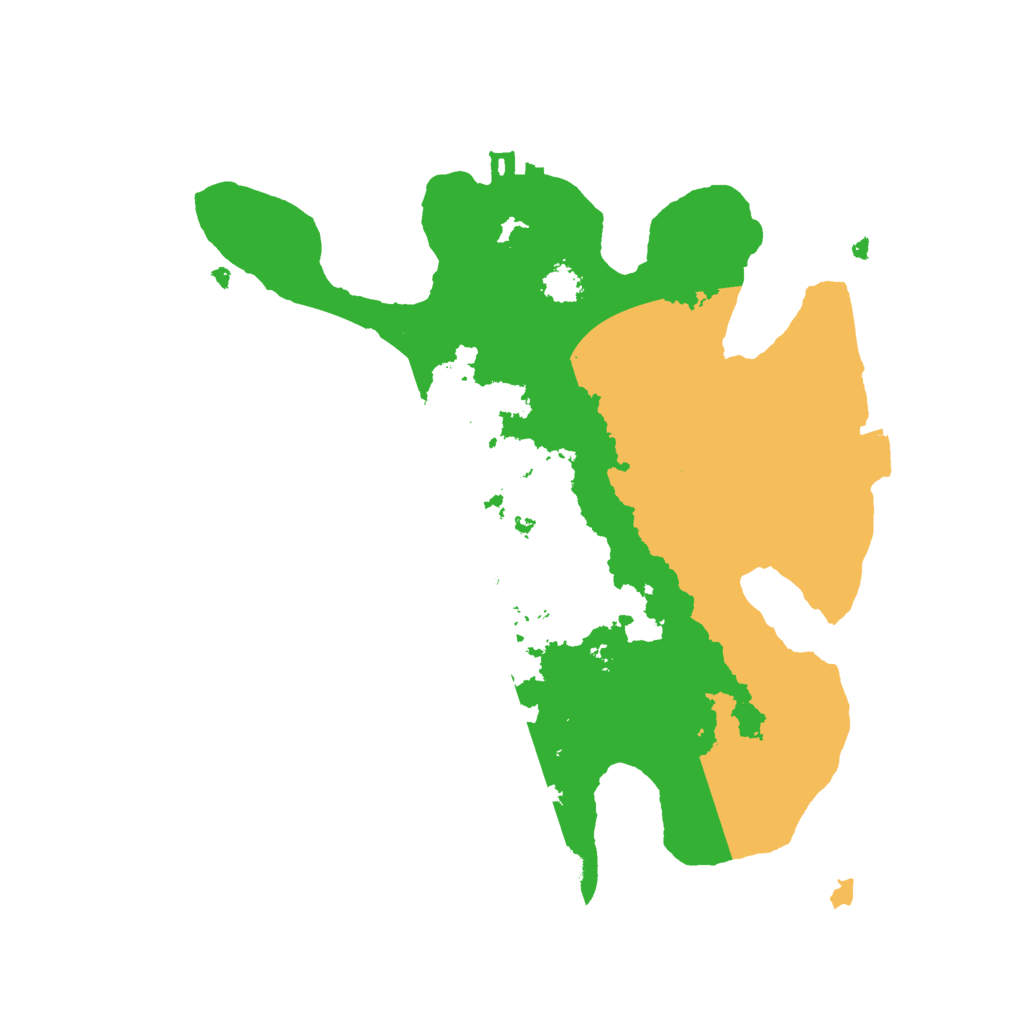 Biome Rust Map: Procedural Map, Size: 2500, Seed: 1918787759