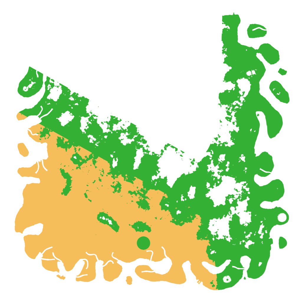 Biome Rust Map: Procedural Map, Size: 6000, Seed: 304128470