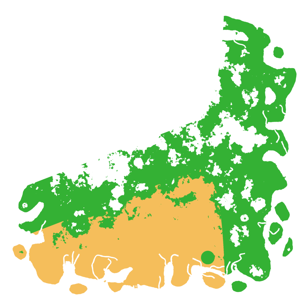 Biome Rust Map: Procedural Map, Size: 6000, Seed: 28042024
