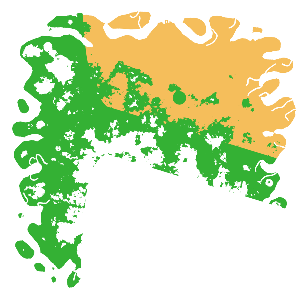 Biome Rust Map: Procedural Map, Size: 6000, Seed: 364704109