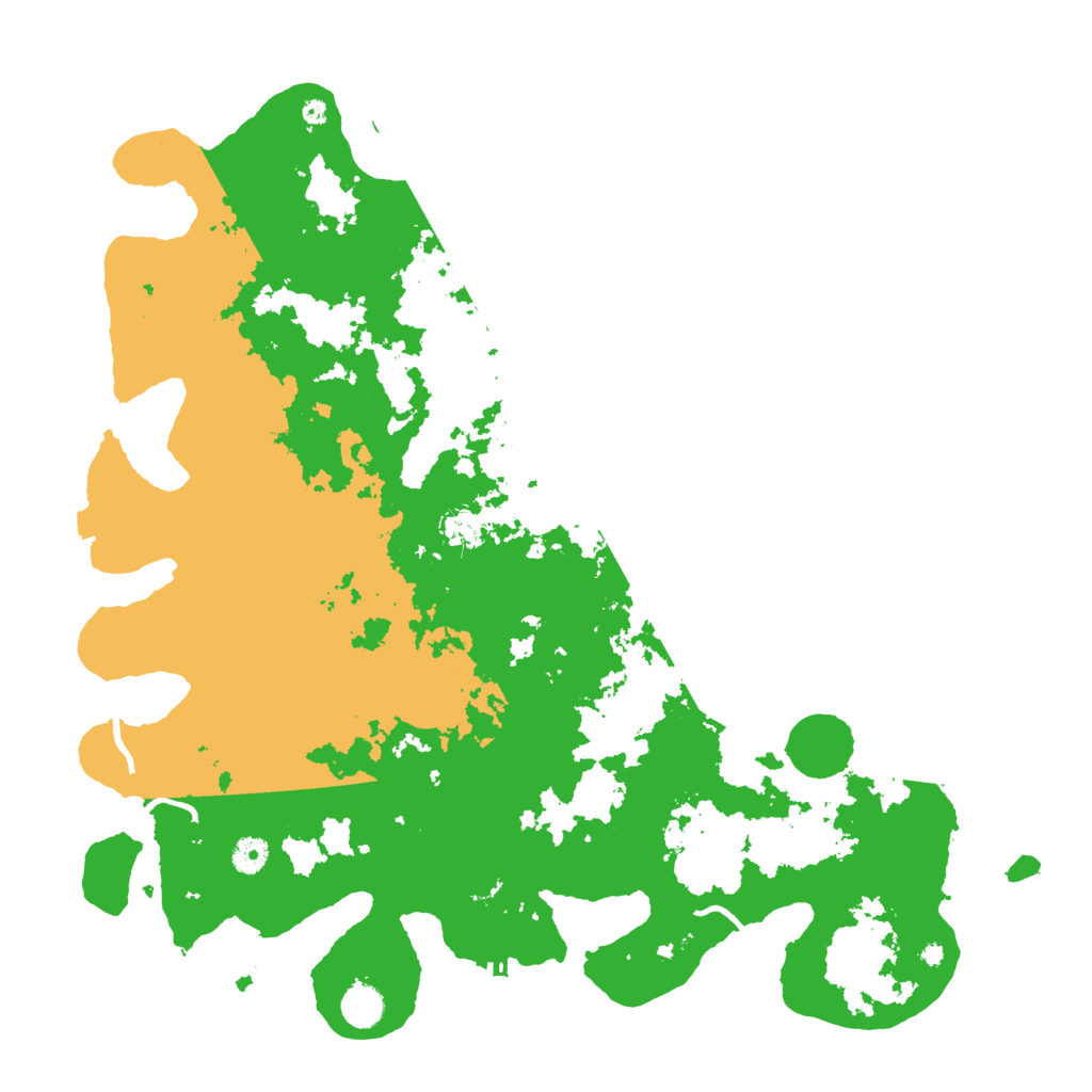 Biome Rust Map: Procedural Map, Size: 4500, Seed: 45265