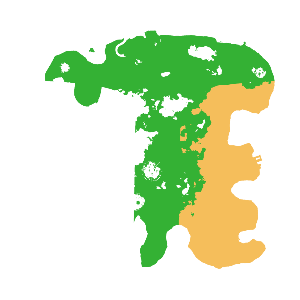 Biome Rust Map: Procedural Map, Size: 3000, Seed: 3385
