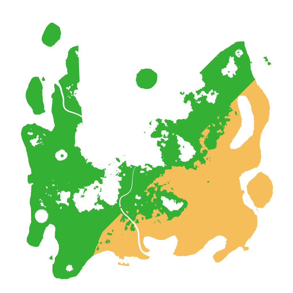 Biome Rust Map: Procedural Map, Size: 3900, Seed: 81611971