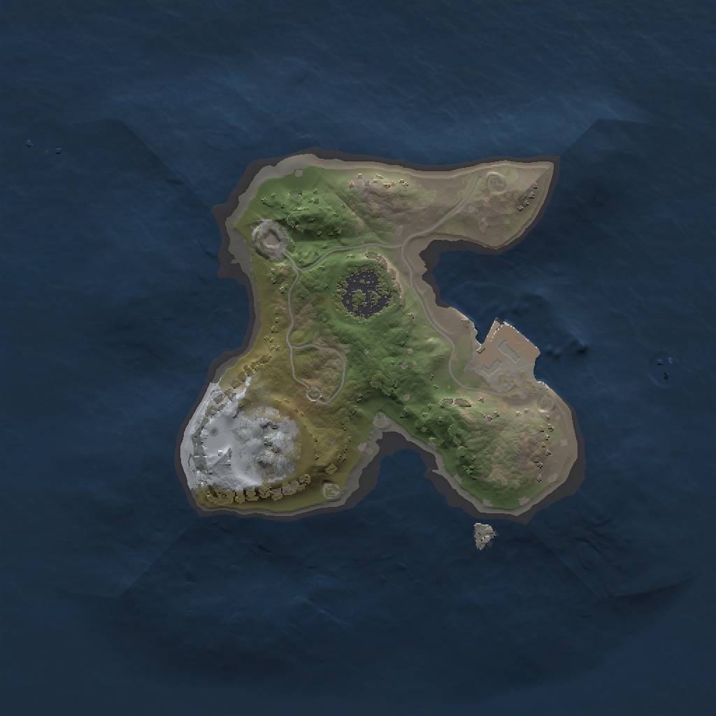 Rust Map: Procedural Map, Size: 1500, Seed: 938944798, 3 Monuments