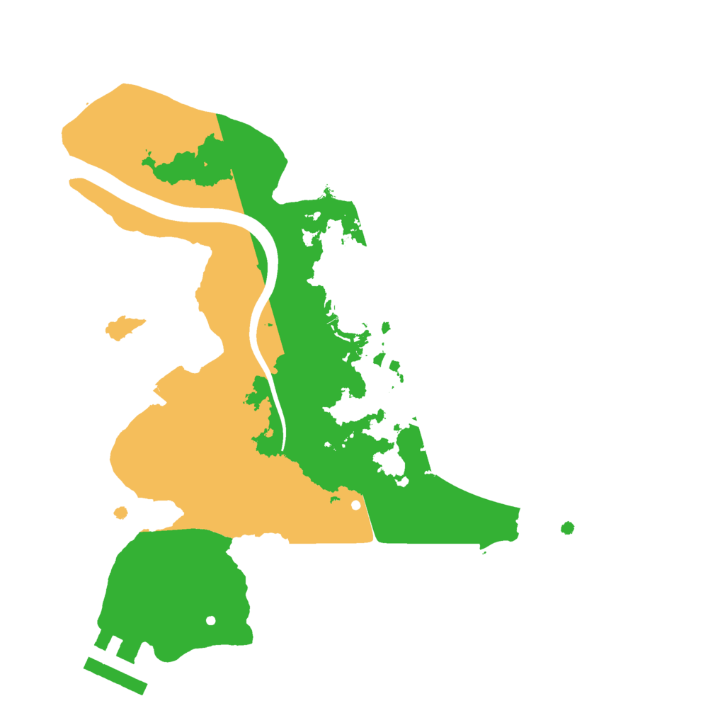 Biome Rust Map: Procedural Map, Size: 2250, Seed: 531277272
