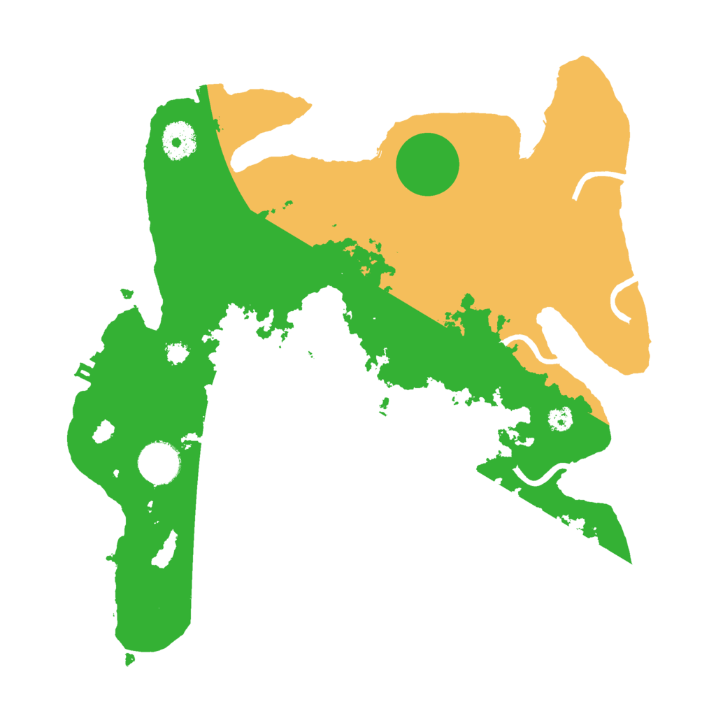Biome Rust Map: Procedural Map, Size: 3000, Seed: 3322