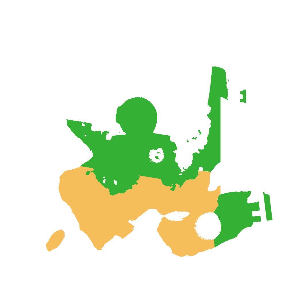 Biome Rust Map: Procedural Map, Size: 2000, Seed: 322332