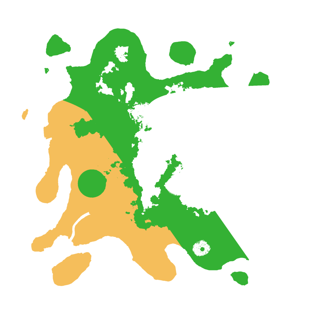 Biome Rust Map: Procedural Map, Size: 3000, Seed: 31238
