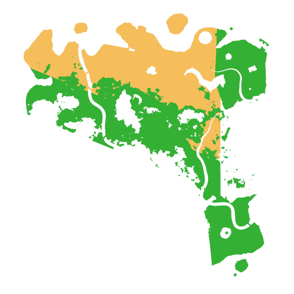 Biome Rust Map: Procedural Map, Size: 4000, Seed: 119427443