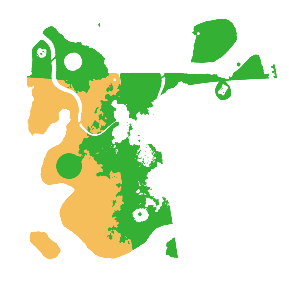 Biome Rust Map: Procedural Map, Size: 3000, Seed: 24531