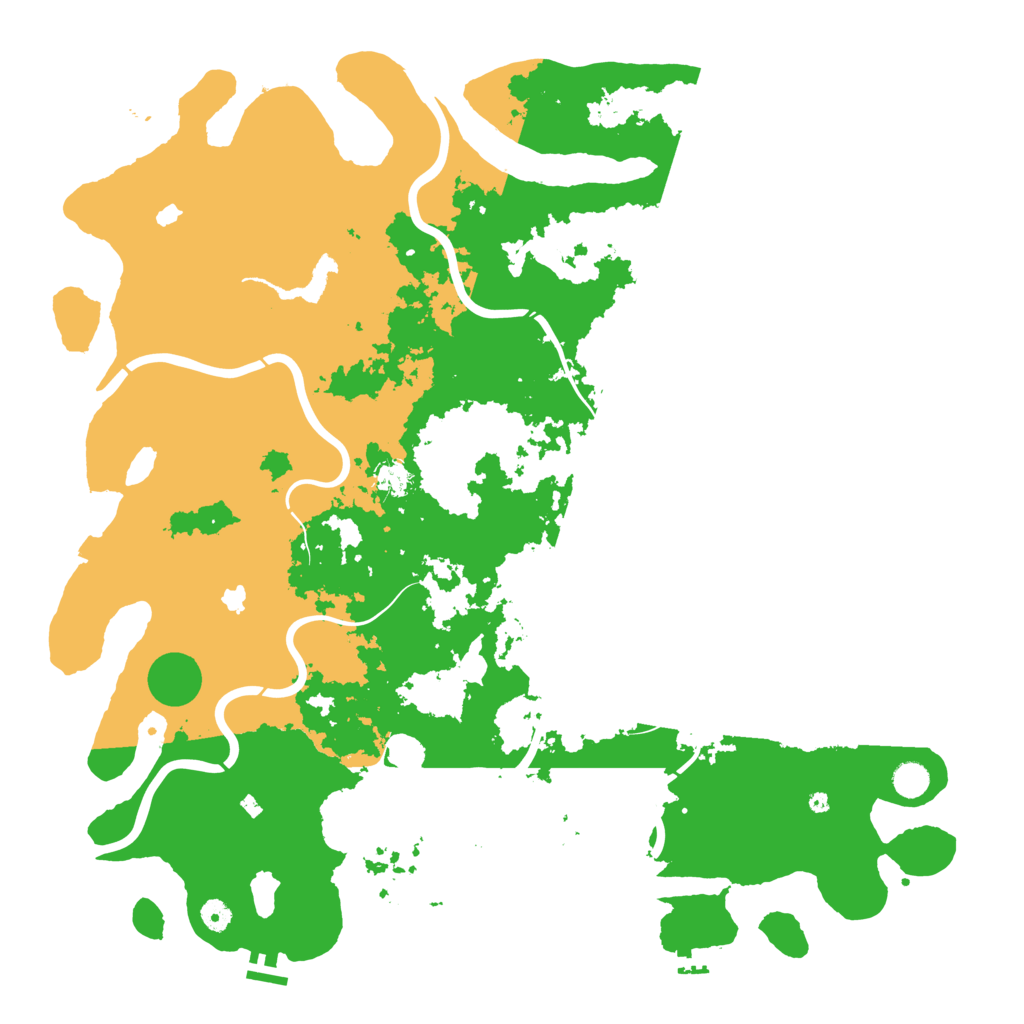 Biome Rust Map: Procedural Map, Size: 5000, Seed: 26092009