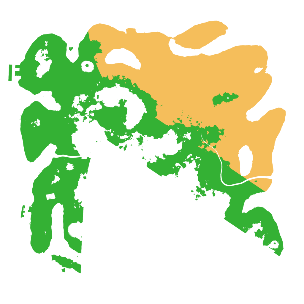 Biome Rust Map: Procedural Map, Size: 3750, Seed: 1443953997