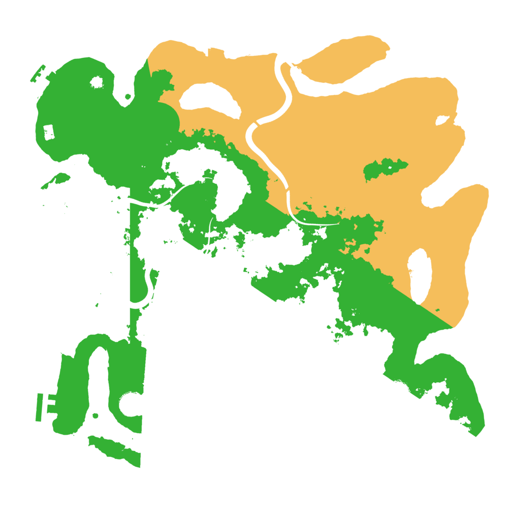 Biome Rust Map: Procedural Map, Size: 3750, Seed: 1443953997