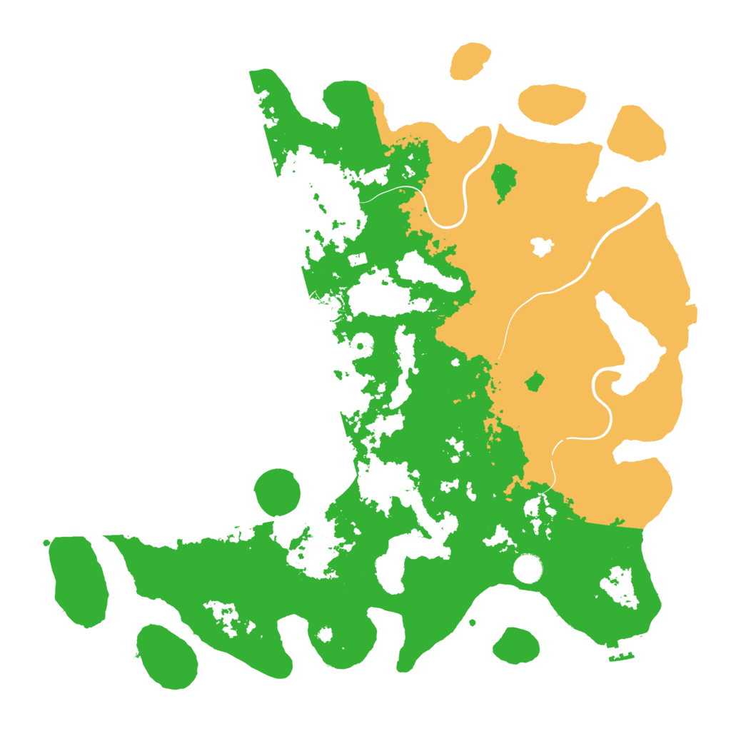 Biome Rust Map: Procedural Map, Size: 4400, Seed: 21382772
