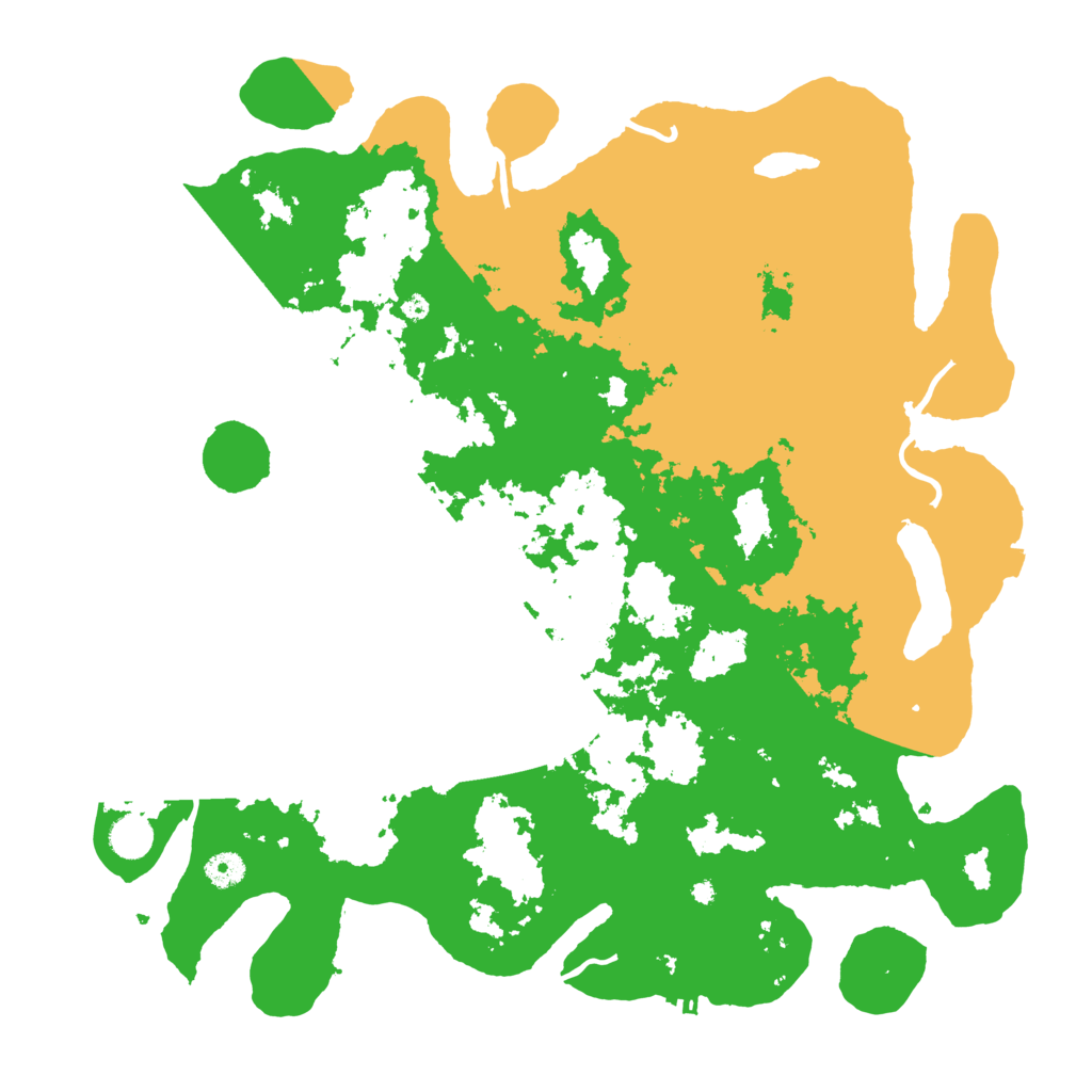 Biome Rust Map: Procedural Map, Size: 4400, Seed: 32703064