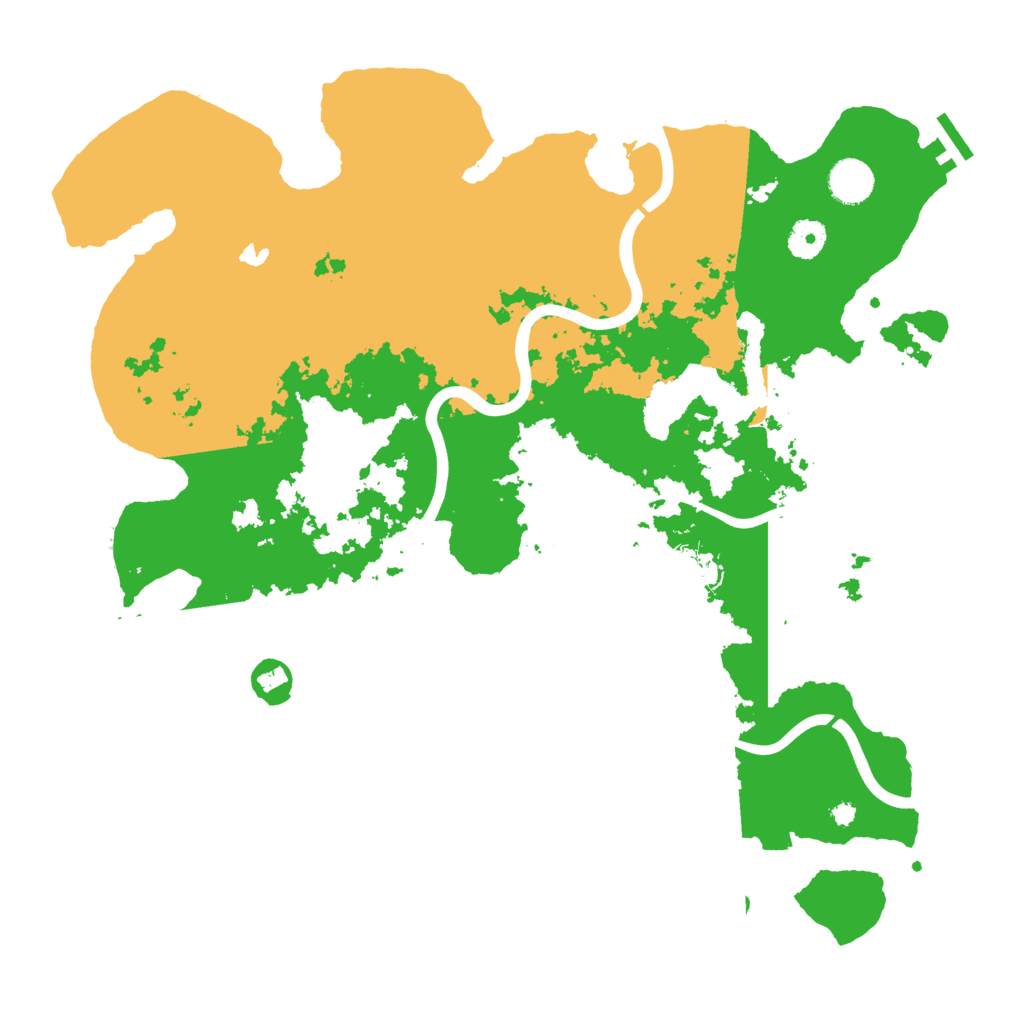 Biome Rust Map: Procedural Map, Size: 4000, Seed: 87777