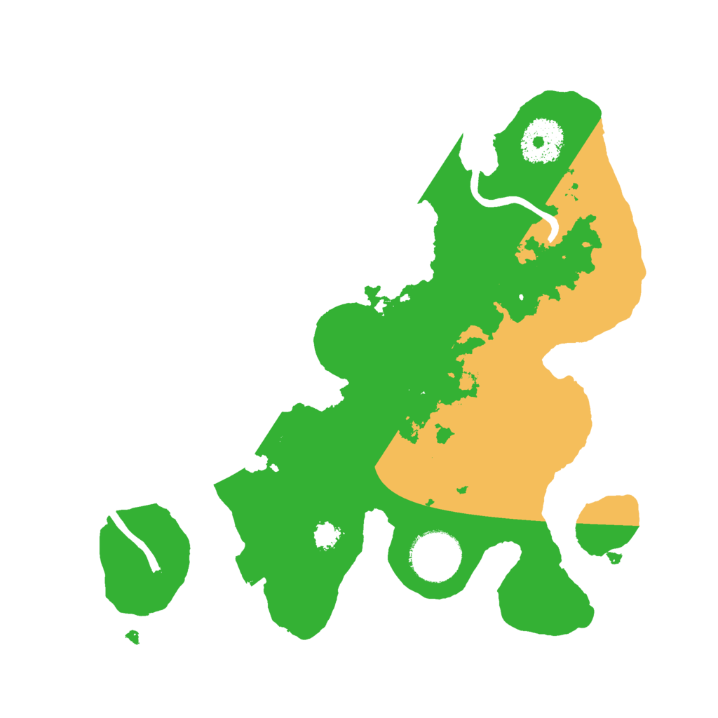 Biome Rust Map: Procedural Map, Size: 2500, Seed: 1440822374