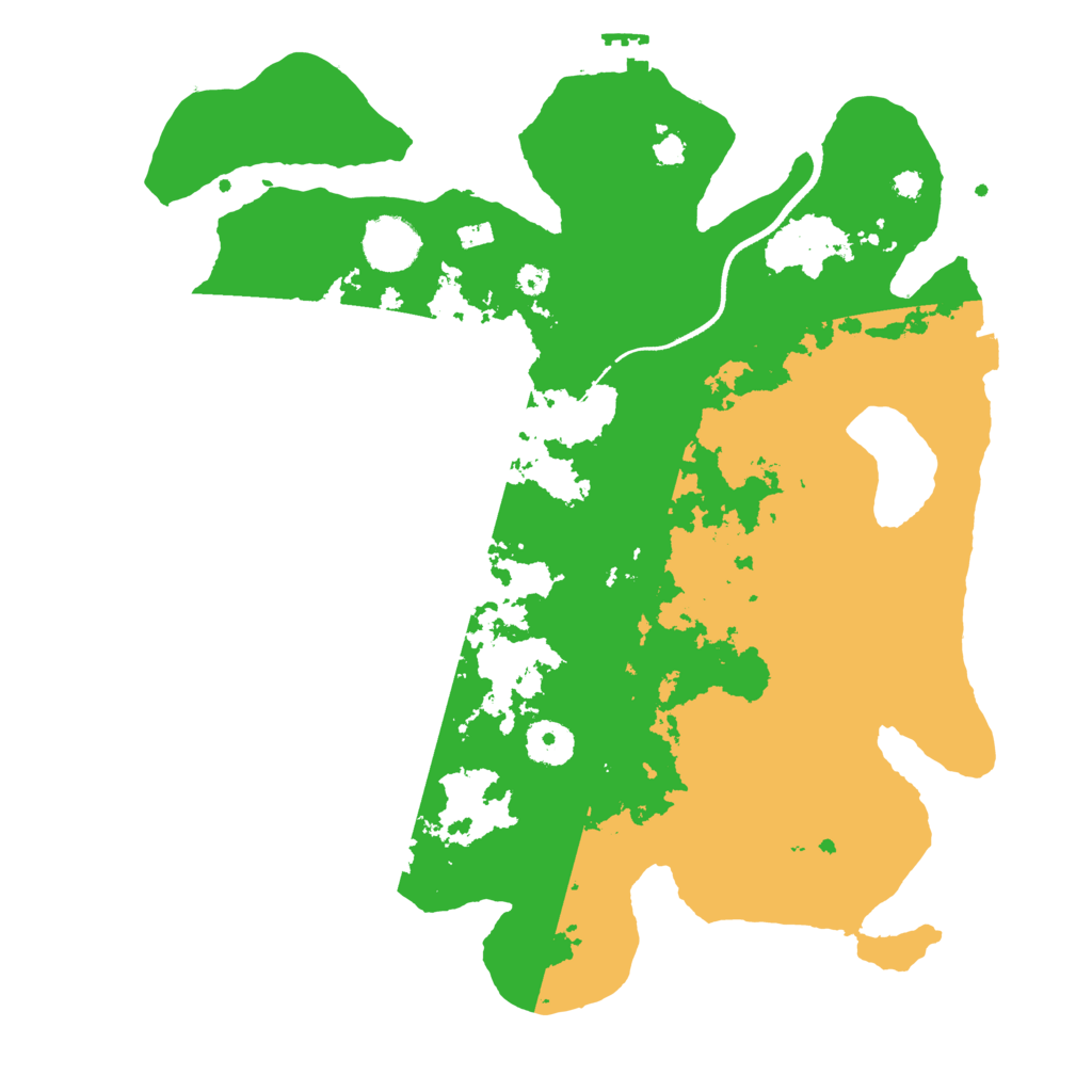 Biome Rust Map: Procedural Map, Size: 3500, Seed: 706