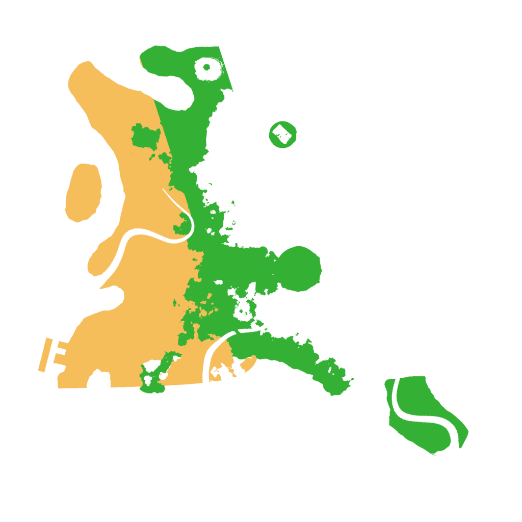 Biome Rust Map: Procedural Map, Size: 3100, Seed: 870365785