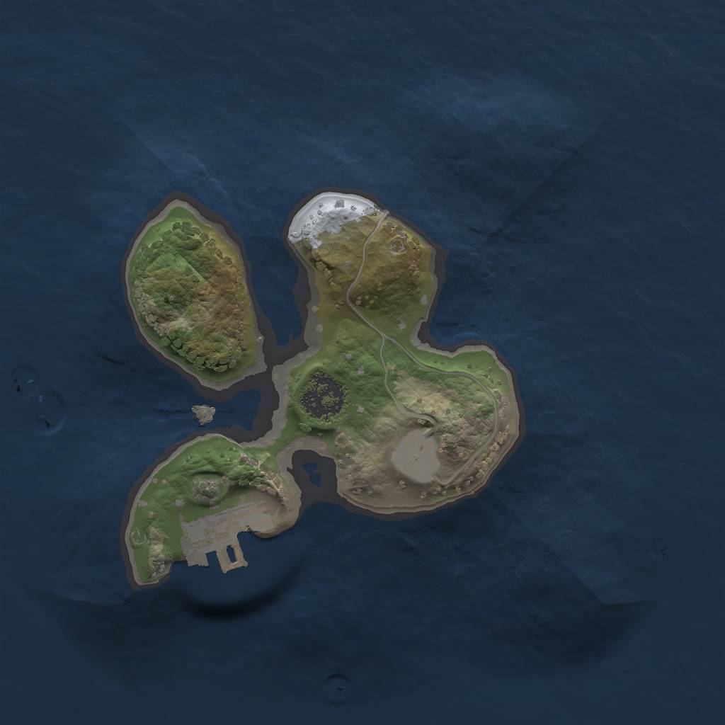 Rust Map: Procedural Map, Size: 1700, Seed: 1937090733, 4 Monuments