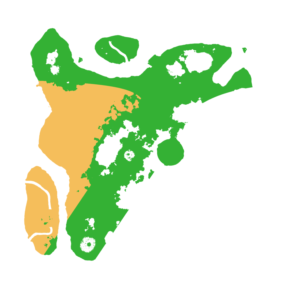 Biome Rust Map: Procedural Map, Size: 3000, Seed: 10041