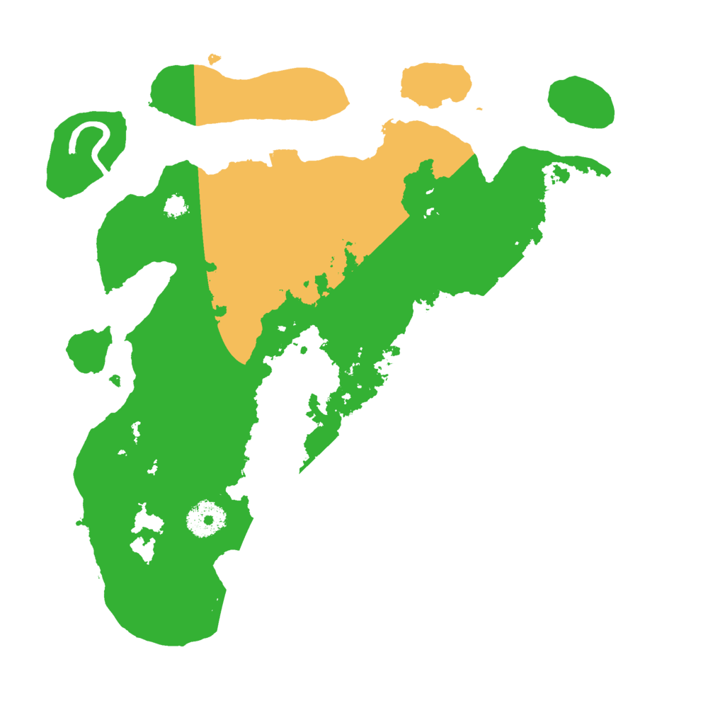 Biome Rust Map: Procedural Map, Size: 3000, Seed: 2512