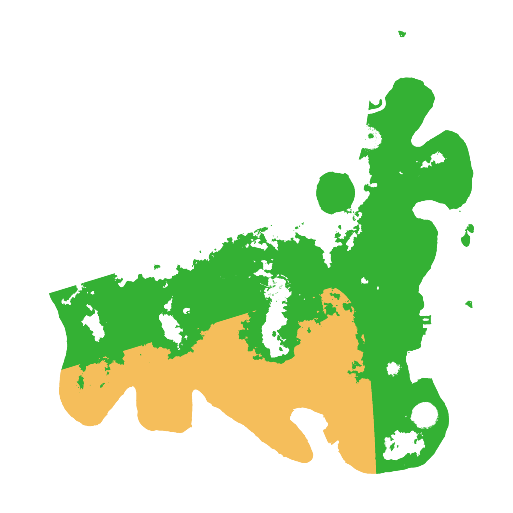 Biome Rust Map: Procedural Map, Size: 3500, Seed: 1932397213