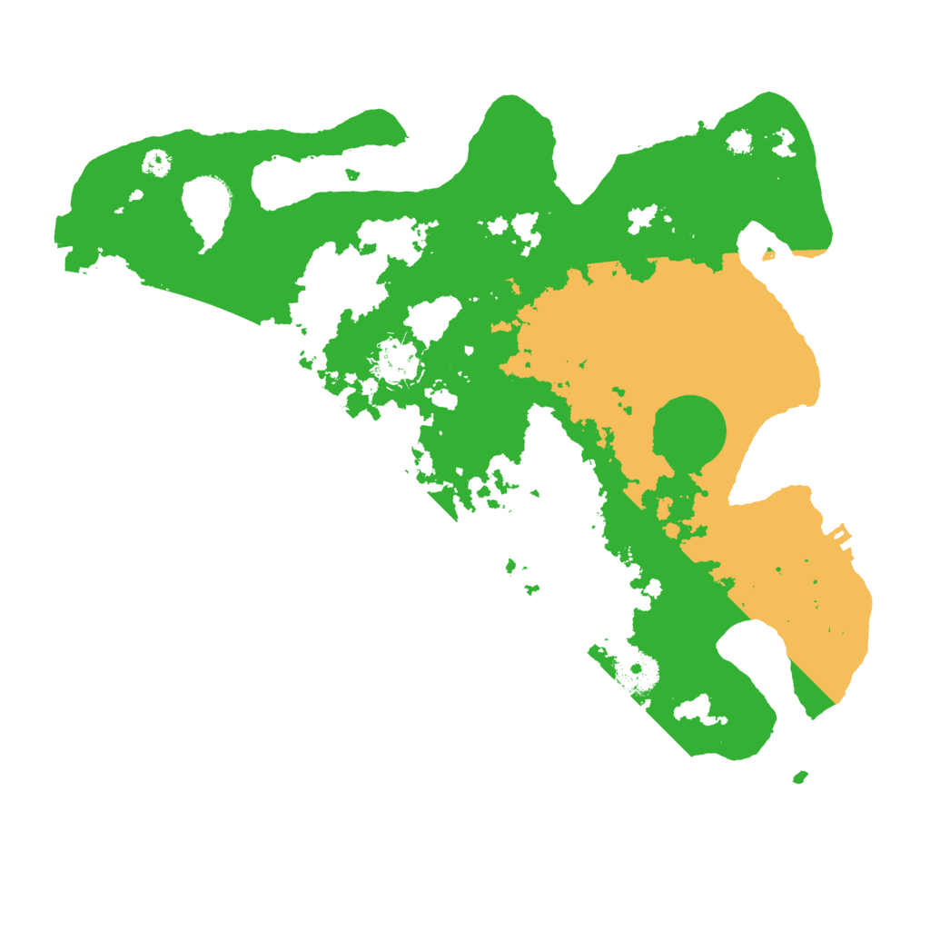 Biome Rust Map: Procedural Map, Size: 3400, Seed: 3243500