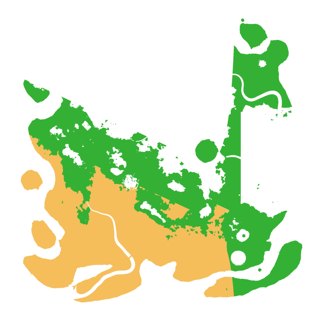 Biome Rust Map: Procedural Map, Size: 3900, Seed: 54828033