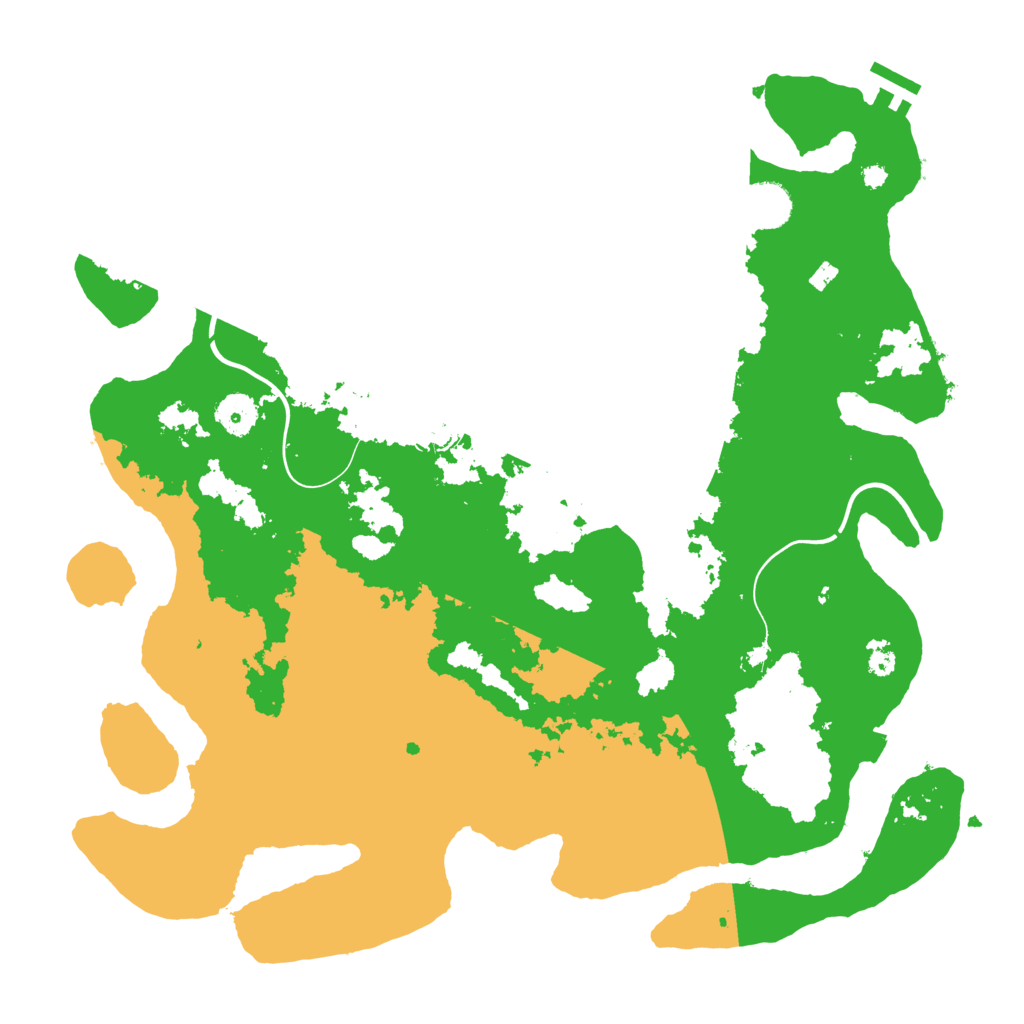 Biome Rust Map: Procedural Map, Size: 3900, Seed: 54828033