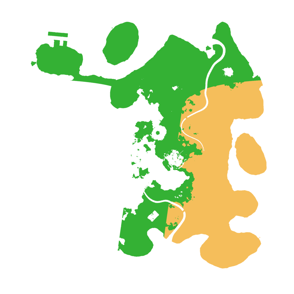 Biome Rust Map: Procedural Map, Size: 3000, Seed: 11854