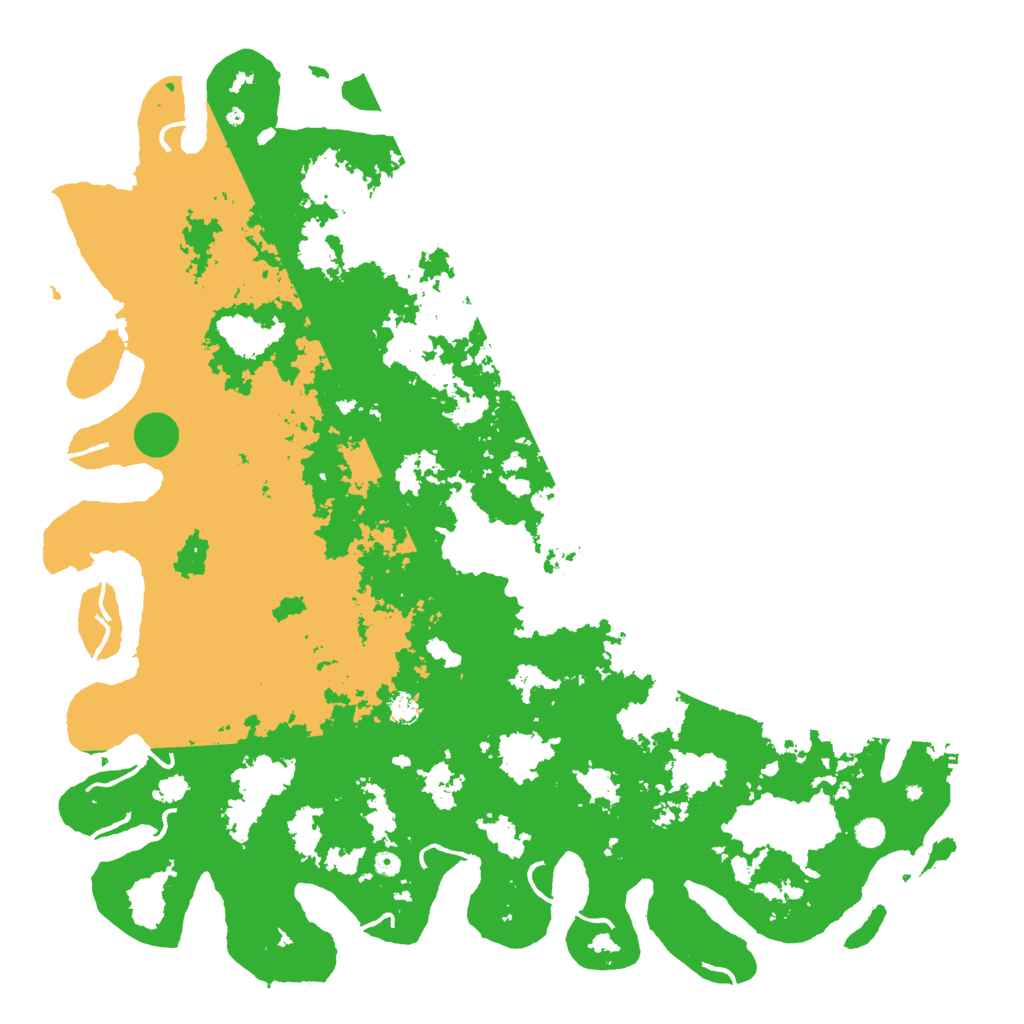 Biome Rust Map: Procedural Map, Size: 6000, Seed: 9232334