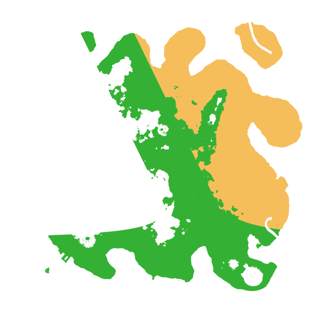 Biome Rust Map: Procedural Map, Size: 3000, Seed: 19682
