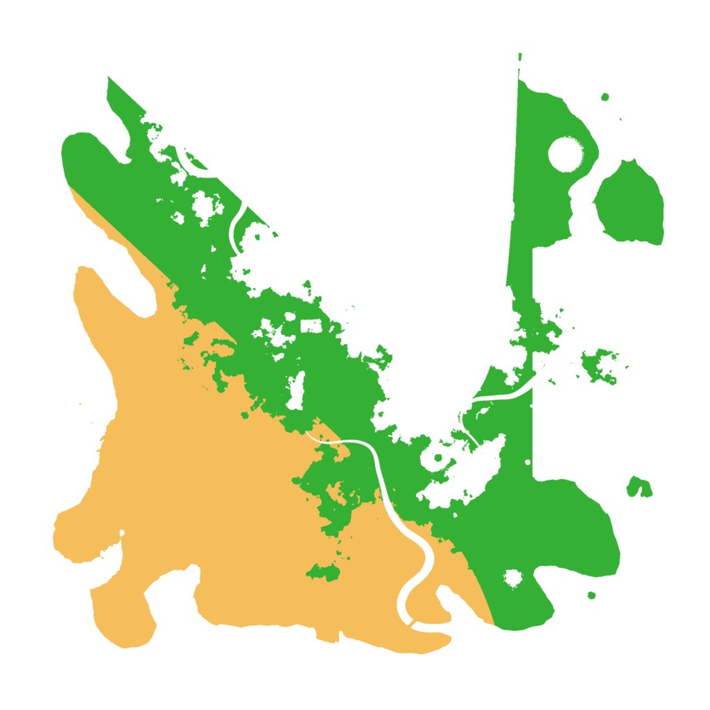 Biome Rust Map: Procedural Map, Size: 3600, Seed: 27250764