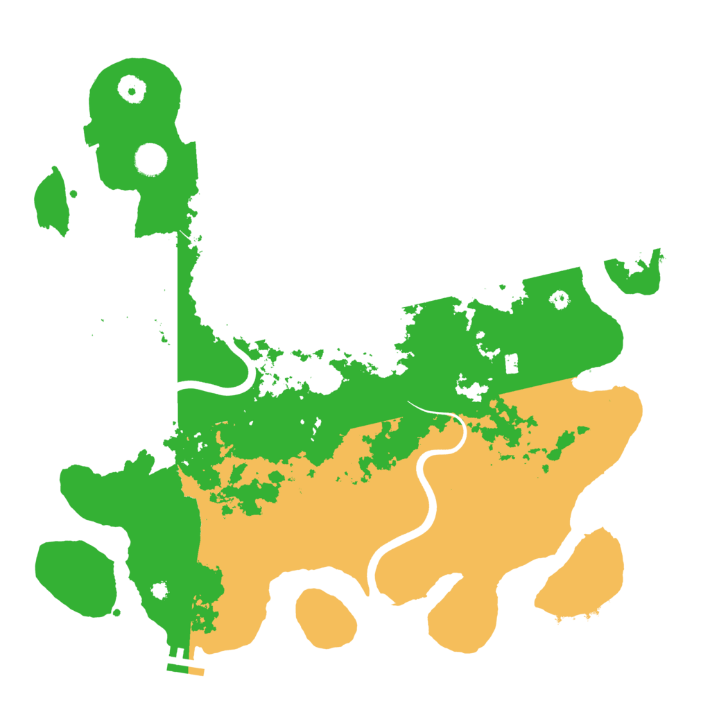 Biome Rust Map: Procedural Map, Size: 3850, Seed: 60931627