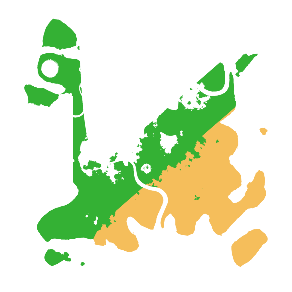 Biome Rust Map: Procedural Map, Size: 3000, Seed: 9044