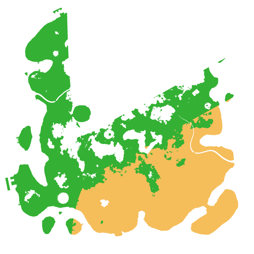 Biome Rust Map: Procedural Map, Size: 4000, Seed: 199243073